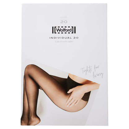 Wolford Strumpfhose mit geripptem Bund in black