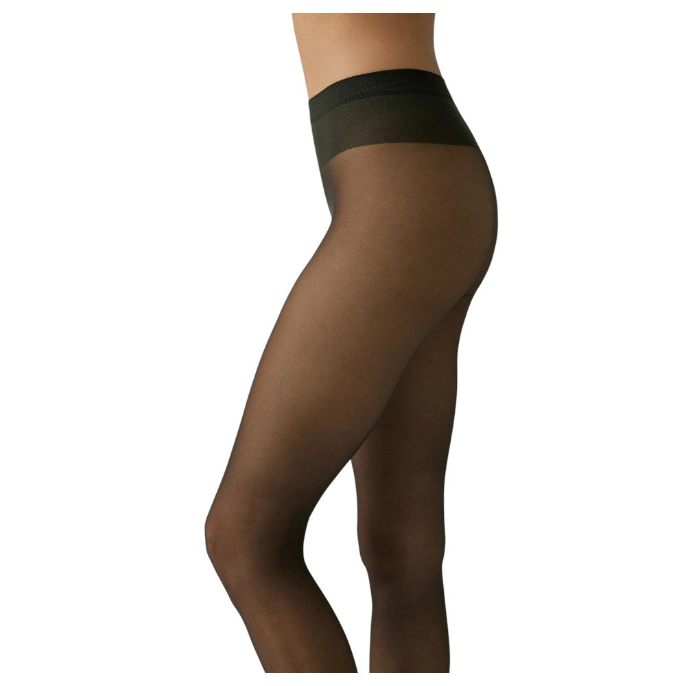 Wolford Strumpfhose mit geripptem Bund in black