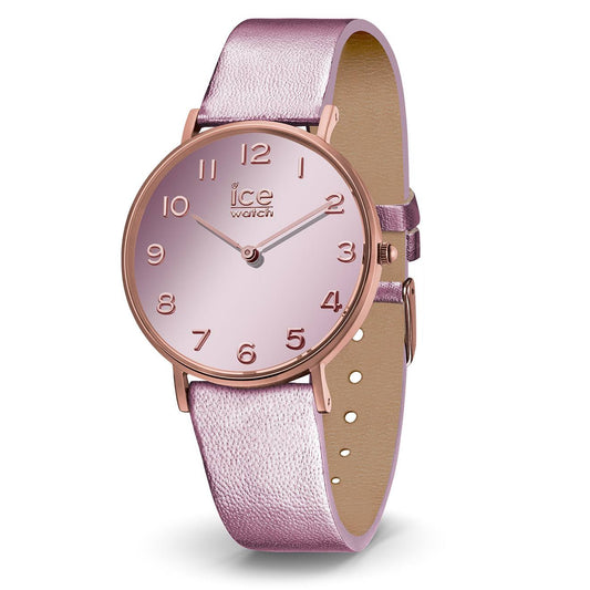 ICE-WATCH Damen Analog Quarz Uhr mit Leder Armband (014816)