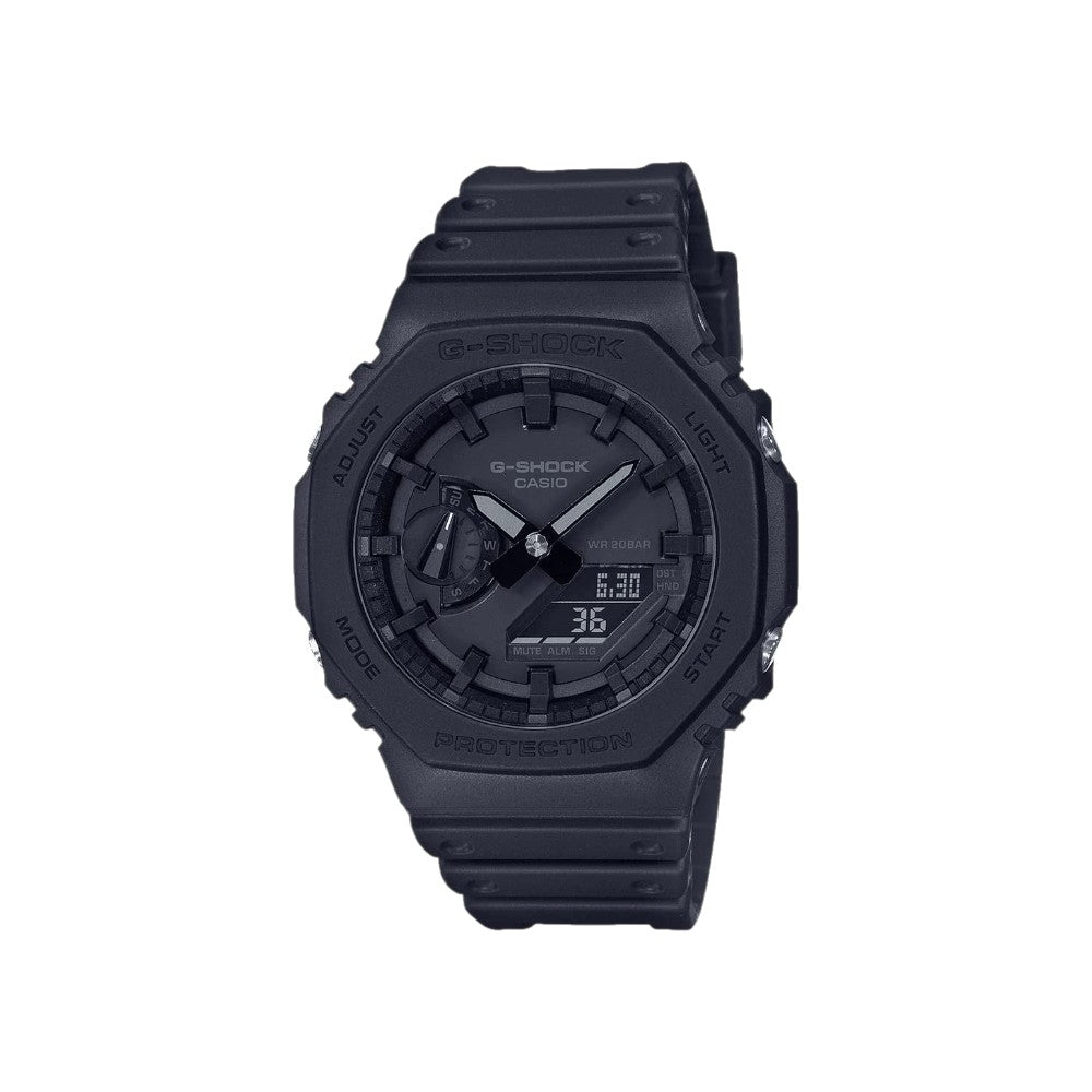 Casio Digital Quarz Uhr mit Kautschuk Armband GA-2100-1A1ER