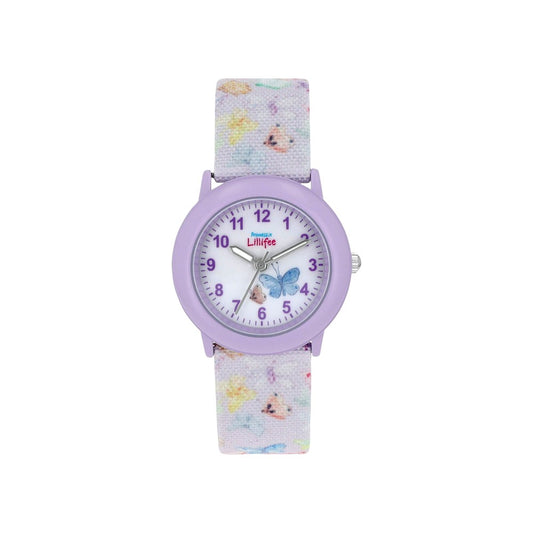 s.Oliver Armbanduhr mit Nylonarmband im Prinzessin Lillifeemuster