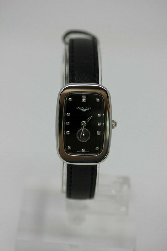 Longines Equestrian 22mm Diamant Ziffern L6.141.4.57.0 ungetragen