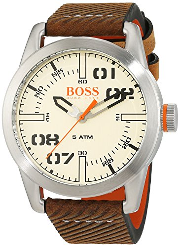 Hugo Boss 1513418 lederband Herren Armband Uhr