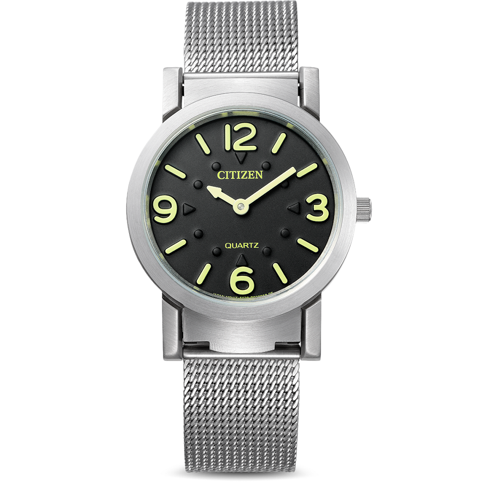 Citizen AC2200-55E Uhr für Blinde und Sehbehinderte Uhr Unisex