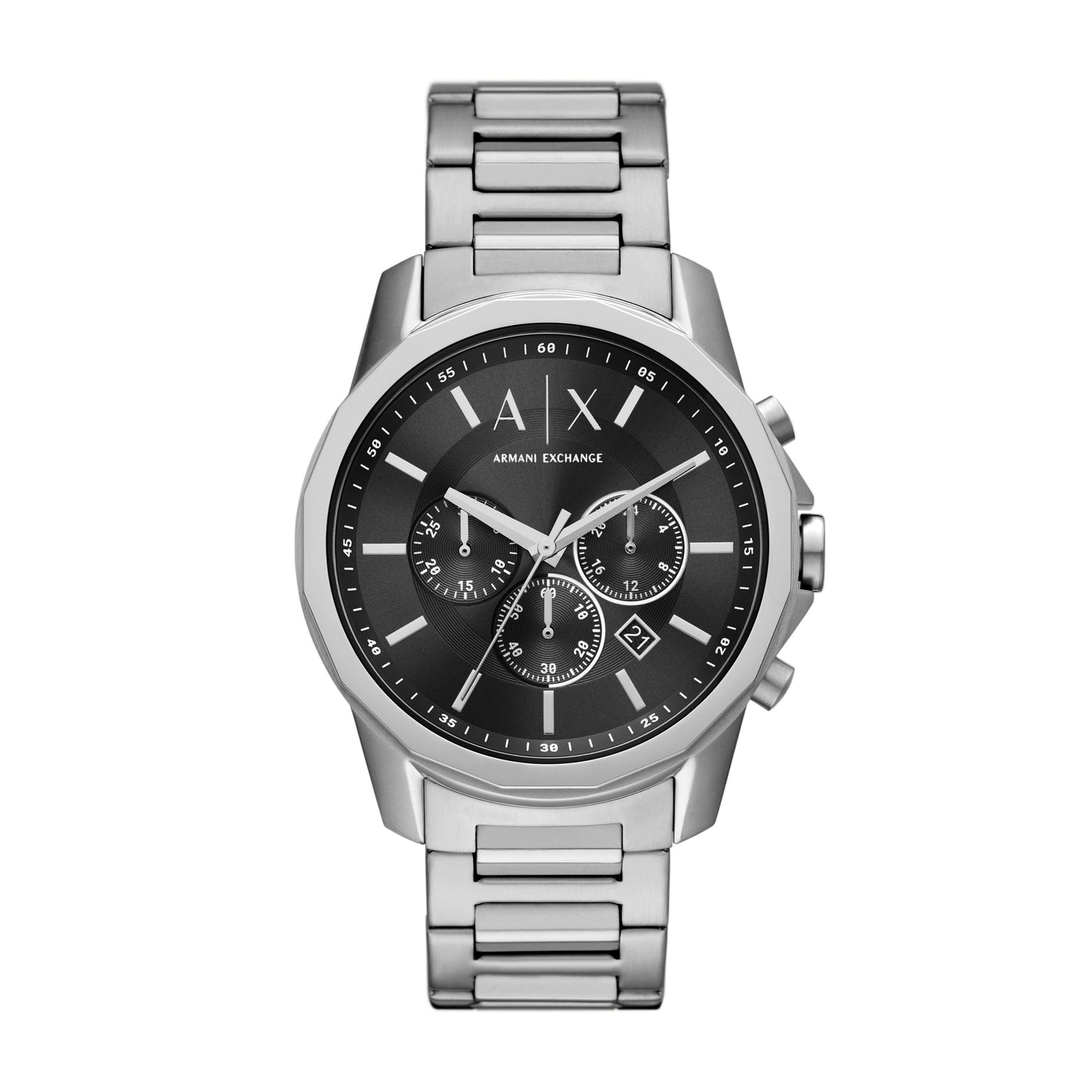 Armani Exchange Men's Analog Quartz Uhr mit Stainless Steel Armband AX1720