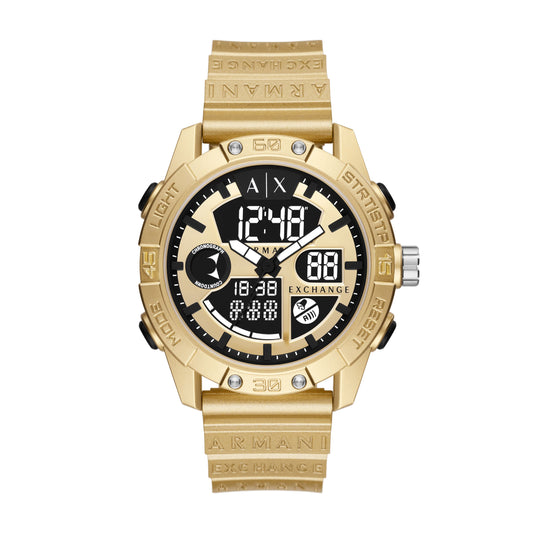 Armani Exchange Herren Analog-Digital Uhr mit Armband AX2966