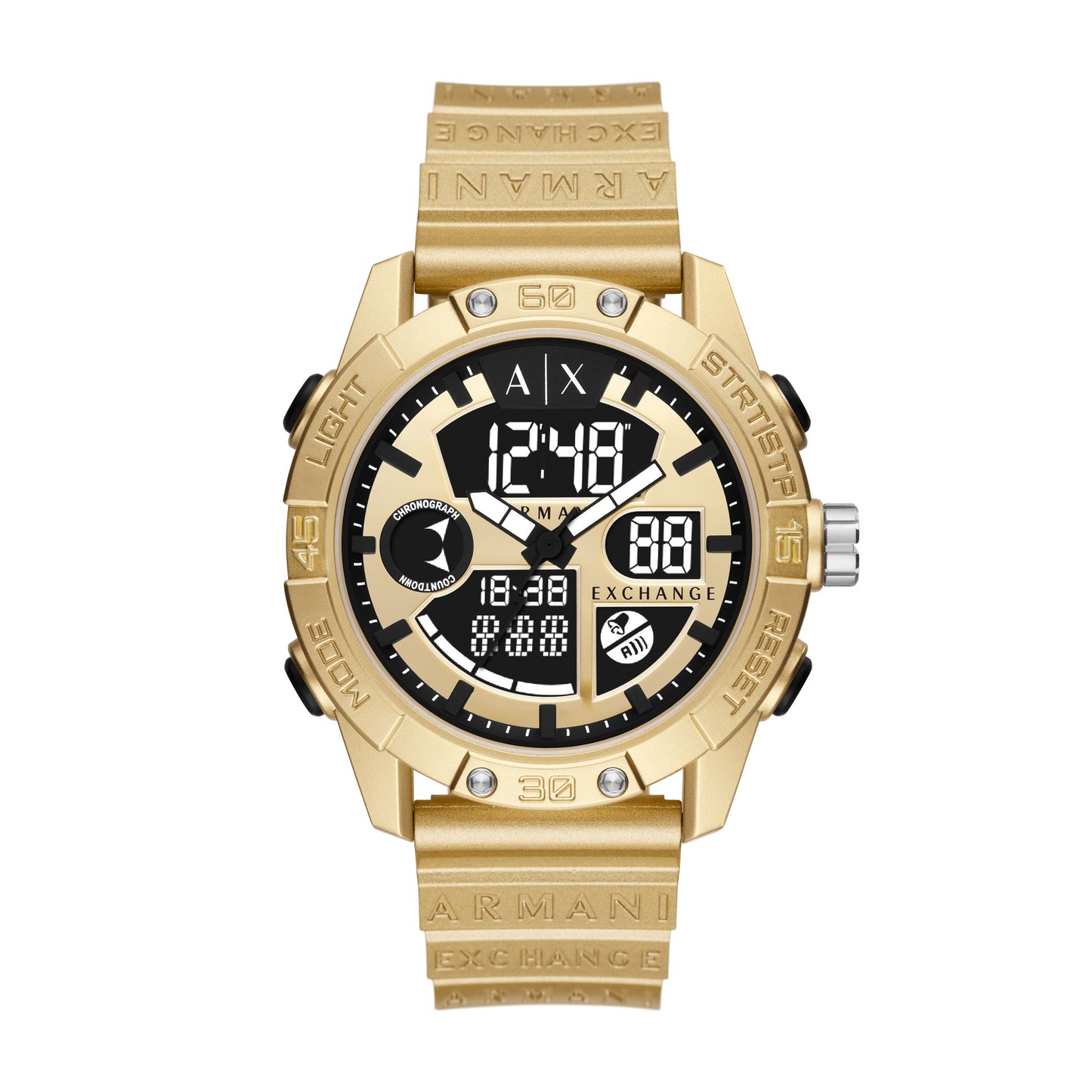 Armani Exchange Herren Analog-Digital Uhr mit Armband AX2966