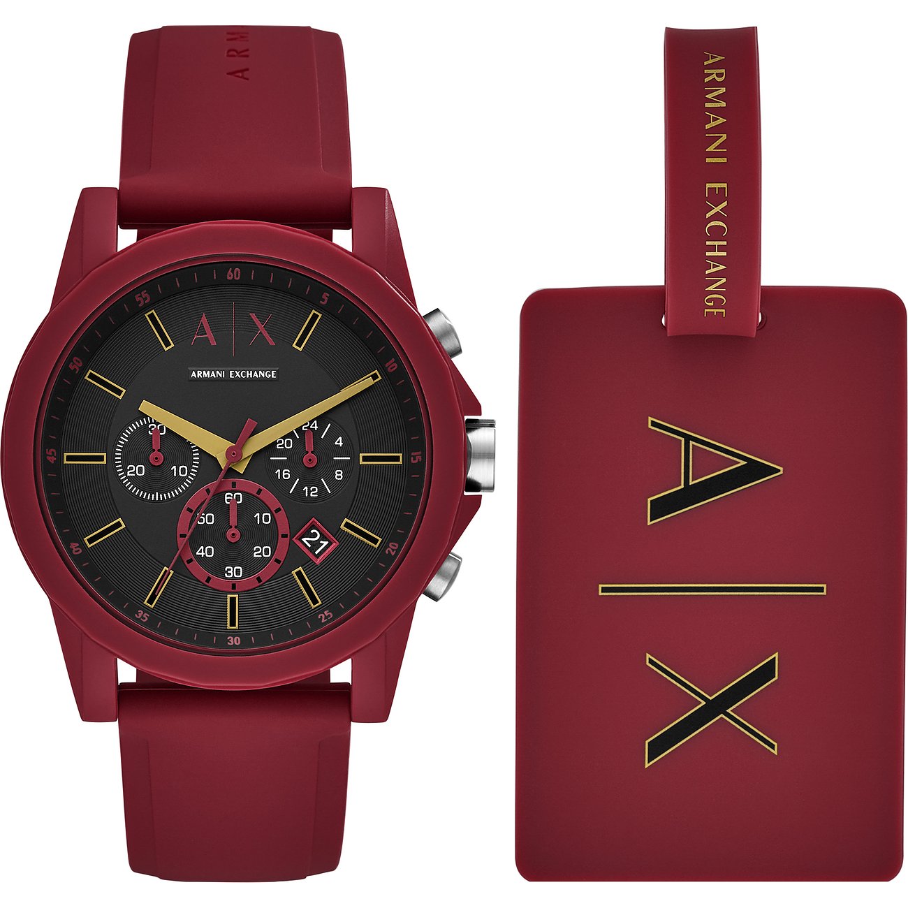 Armani Exchange Chronograph Uhren-Set AX7125