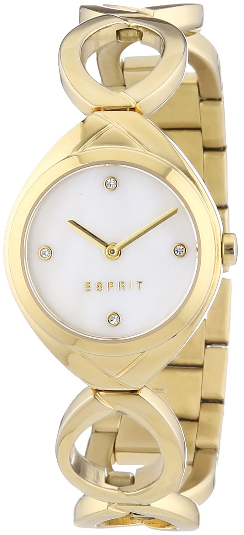 Esprit Damen-Armbanduhr Analog Quarz Edelstahl beschichtet ES108072002