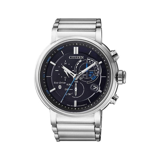 CITIZEN Herren Chronograph Solar Uhr mit Edelstahl Armband BZ1001-86E