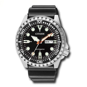 Citizen Herren Analog Automatik Uhr mit Kunststoff Armband NH8380-15EE