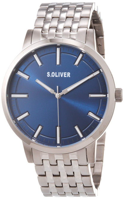 S.oliver Herren Analog Quarz Uhr SO-4241-MQT