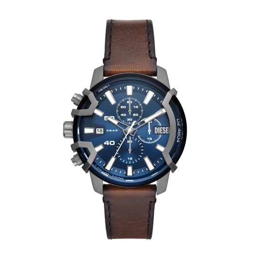 Diesel Herren Quarz-Chronograph Uhr mit Armband GRIFFED DZ4604