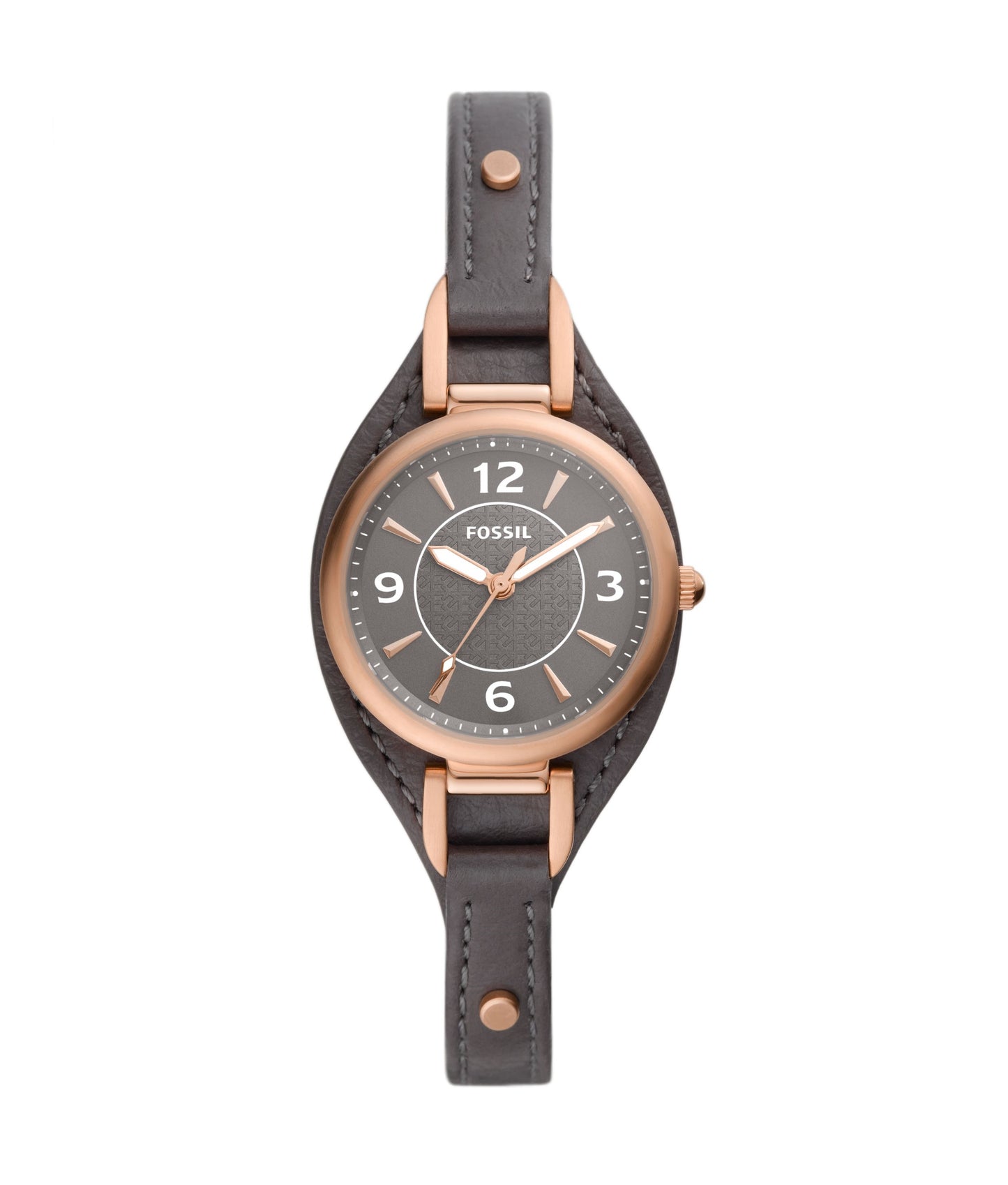 Fossil Damen Quarz 3 Zeiger Uhr mit Armband CARLIE ES5212