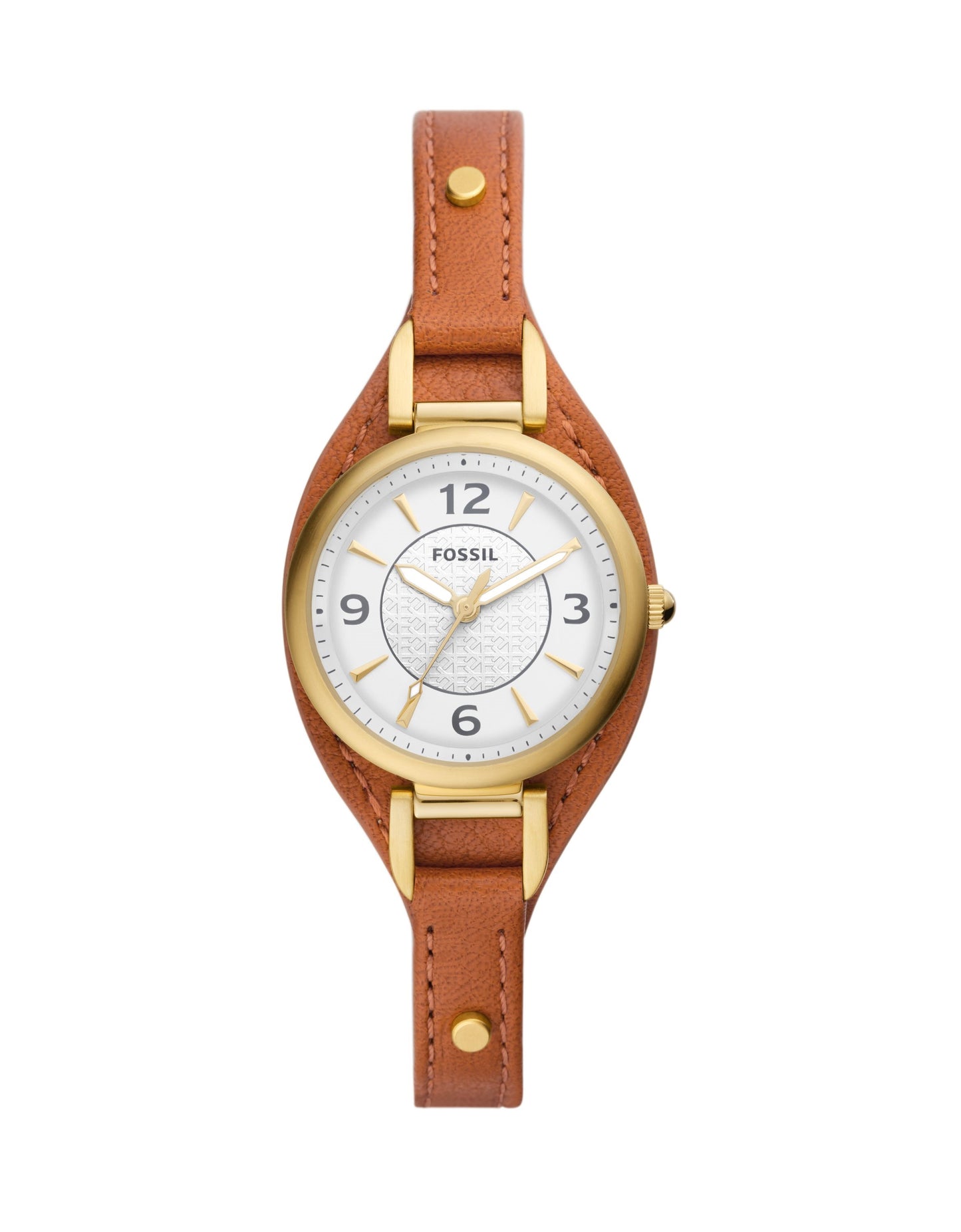 Fossil Damen Quarz 3 Zeiger Uhr mit Armband CARLIE ES5215