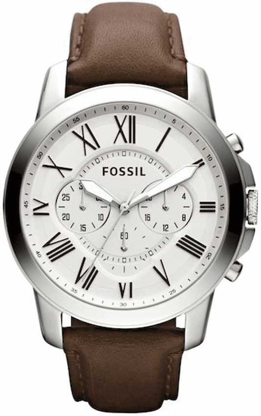 Chronograph Herren Uhr mit Leder Armband FS4735IE