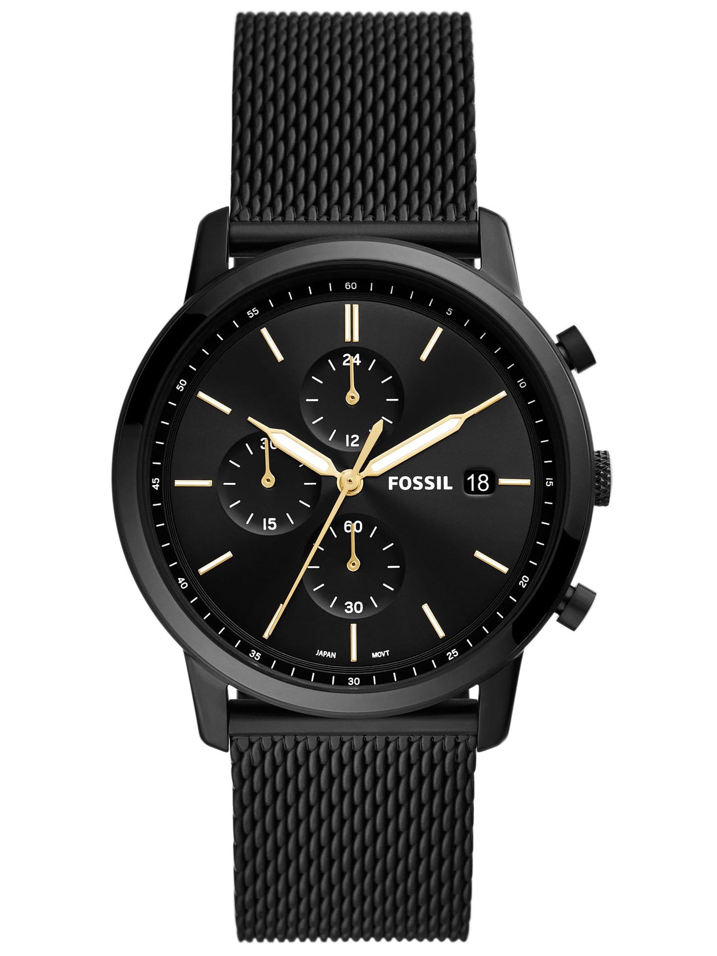 Fossil Herren Quarz-Chronograph Uhr mit Armband MINIMALIST FS5943