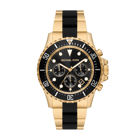 Michael Kors Herren Quarz-Chronograph Uhr mit Armband EVEREST MK8979