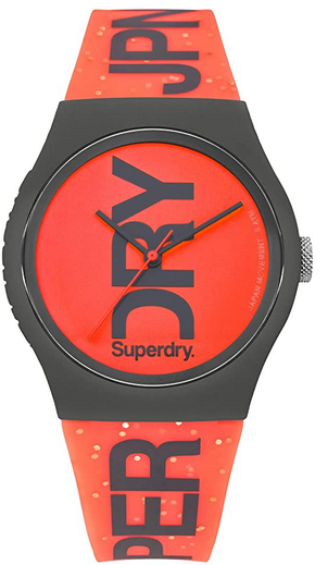 Superdry SYL189CE  Analog Quarz Uhr mit Silikon Armband