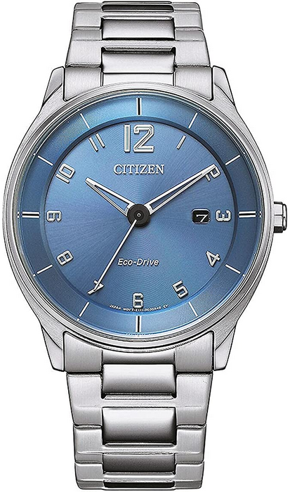 Citizen Herren Analog Eco-Drive Uhr mit Edelstahl Armband BM7400-71L