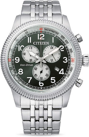 Citizen AT2460-89X Eco Drive Chronograph 43mm 10ATM
