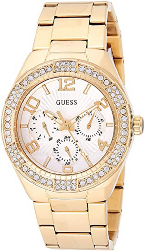 Guess Damen Uhr mit Edelstahl Armband W0729L2
