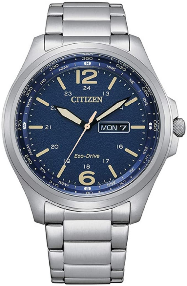 Citizen Herren Eco-Drive Solar Armband-Uhr AW0110-82LE