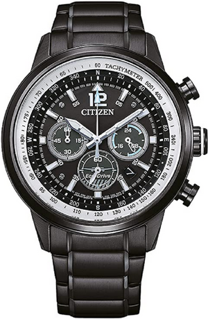 Citizen Eco-Drive Solar Herrenuhr Chronograph Schwarz CA4475-89E