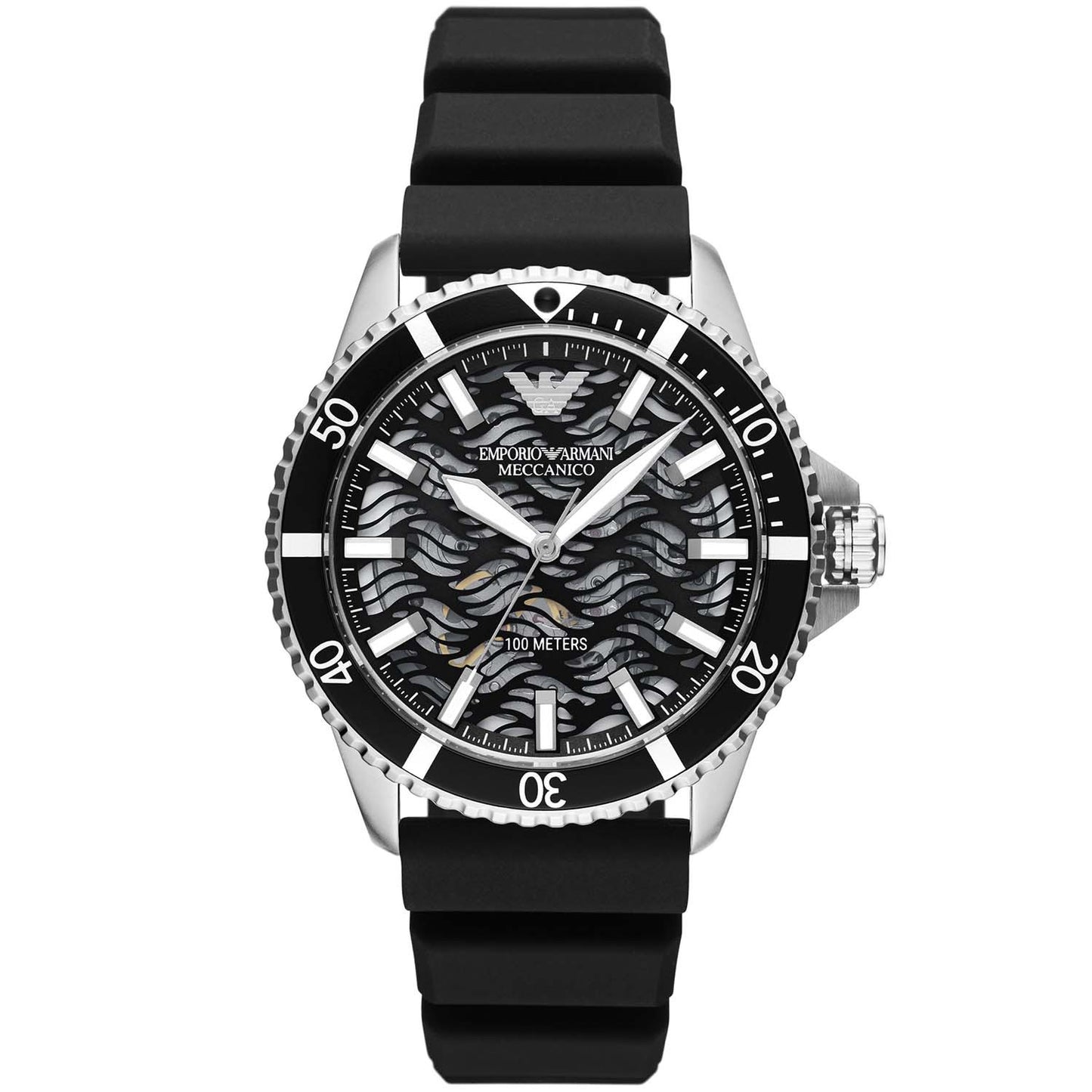 Emporio Armani Herren Automatik  Uhr mit Armband AR60062